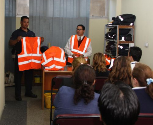 “Funcionarios Líderes de Evacuación” se capacitan en trabajo de prevención