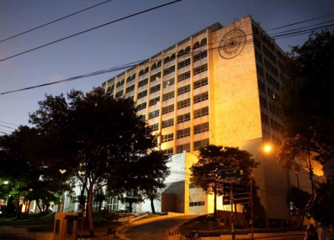Fachada del Palacio de Justicia de Asunción.