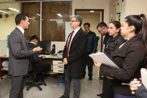 Prosigue recorrido técnico en juzgados Penales de Garantías de Capital.