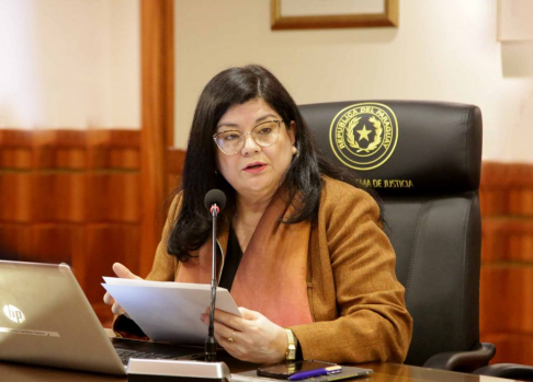 Ministra de la CSJ, doctora Carolina Llanes.