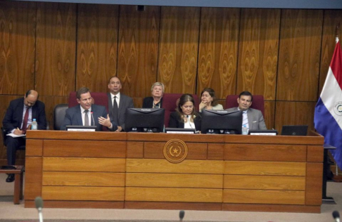 El presidente de la Corte Suprema de Justicia, doctor Alberto Martínez Simón, expuso ante la Comisión Bicameral de Presupuesto del Congreso Nacional los fundamentos del proyecto institucional para el ejercicio fiscal 2027.