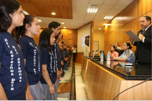 El acto contó con la presencia del abogado Juan Carlos Bordón Barton.