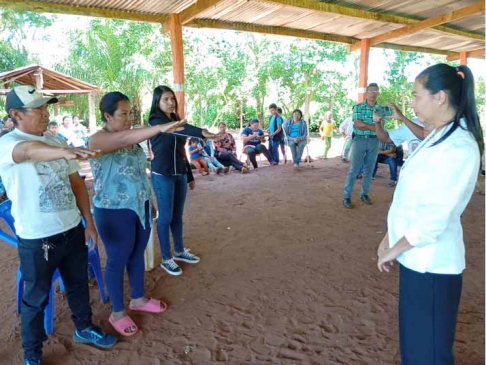 Tomaron juramento de rigor a facilitadores de una comunidad indígena de Pedro Juan Caballero.
