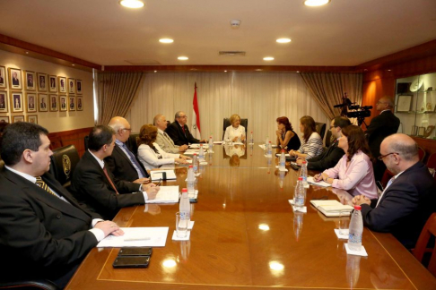 La reunión fue presidida por la presidenta de la Corte Suprema de Justicia, doctora Alicia Pucheta.