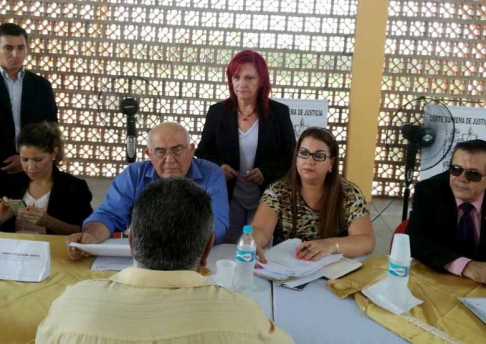 Asistió personal de la Dirección de Supervisión de Justicia y Penitenciaría del máximo tribunal de la República acompañando al ministro Sindulfo Blanco.