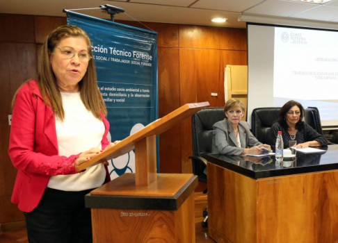 En la víspera se iniciaron capacitaciones para trabajadores sociales forenses.