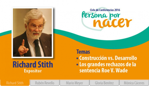 El expositor internacional Richard Stith es uno de los disertantes en el ciclo de conferencias.