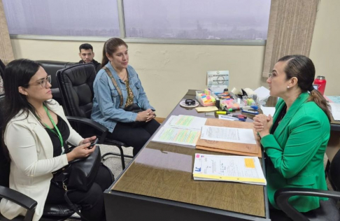 Acto encabezado por la jueza del Juzgado de Ejecución Penal Especializado en Delitos Económicos, Corrupción y Crimen Organizado del Primer Turno, abogada Sandra Kirchhofer González.