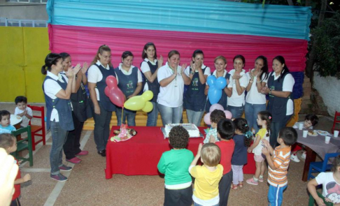 A 15 años de su inauguración, la guardería recibe a 85 alumnos distribuidos en cinco salas, de 2, 3 y 4 años.