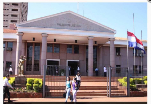 Fachada del Palacio de Justicia de Ciudad del Este