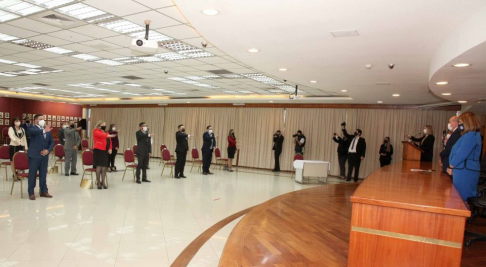 Ministros tomaron juramento a defensores, jueces y fiscales.