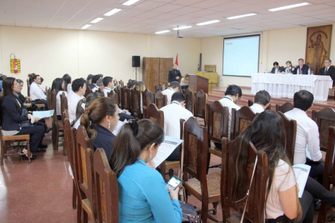 Apertura de las jornadas de capacitación sobre el sistema disciplinario de la Corte en Ciudad del Este.
