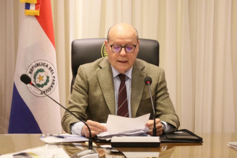 El Presidente de la Corte Suprema de Justicia, doctor César Diesel.