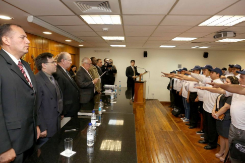 Juramento de facilitadores judiciales de la capital.