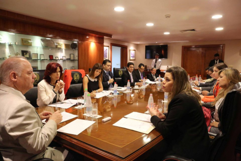 La Corte Suprema de Justicia realiza la 5ta reunión con distintos gremios de abogados del país.