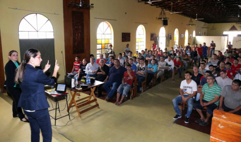 La charla estuvo enfocada sobre la reinsercion social de los internos y sus derechos