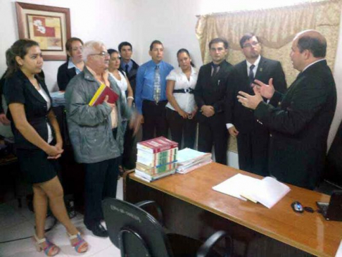 Estudiantes del 2do y 5to año de la carrera de Derecho fueron recibidos por magistrados de la circunscripción.