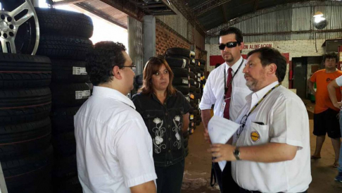 La intervención se realizó en la sede judicial y sus alrededores.