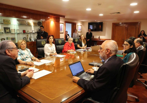 Ministros se reunieron con representantes del PNUD.