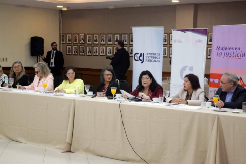 La apertura estuvo a cargo de la ministra Llanes, quien agradeció la presencia de las autoridades y participantes. Señaló que “esta actividad se enmarca en el proceso de ejecución del proyecto denominado Promoción de la Igualdad de Género en el PJ.