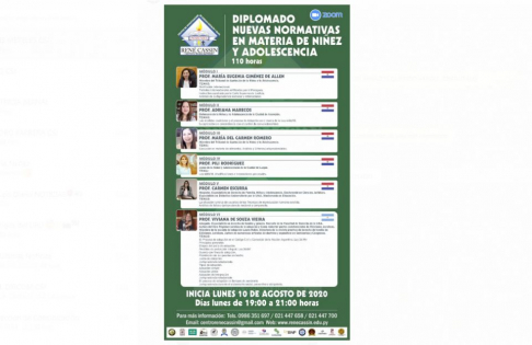 Diplomado con énfasis en Niñez y Adolescencia.