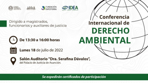 Conferencia internacional sobre Derecho Ambiental