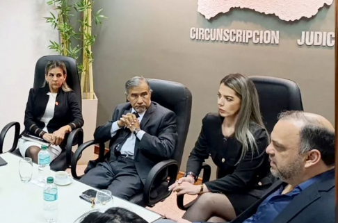 Jornada de trabajo del ministro Ramírez Candia en Coronel Oviedo.