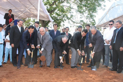 Iniciaron la construcción de la futura sede de los Juzgados de Primera Instancia de la ciudad de Luque
