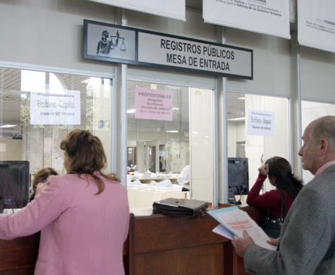 Los Registros Públicos trabajan con total normalidad en todas sus reparticiones