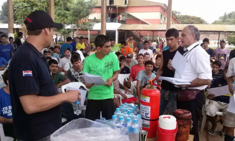 Capacitan a privados de libertad sobre prevención de incendios