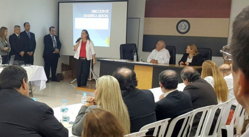 La reunión se llevó a cabo en la sede judicial de San Lorenzo