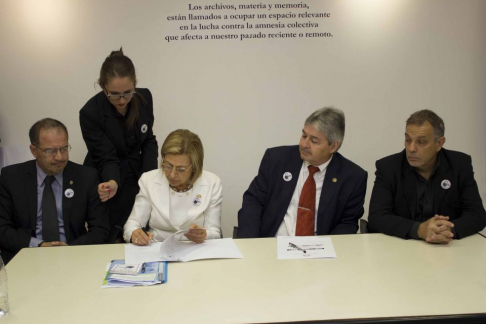 Firman convenio para afianzar estrategias en el Museo de la Justicia.