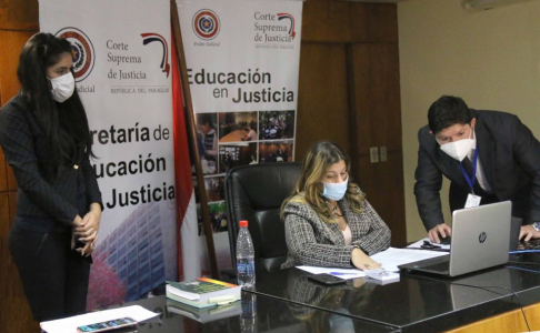 La jueza Garcete expuso sobre las nuevas competencias de los juzgados de Paz, según la Ley 6059/2019.