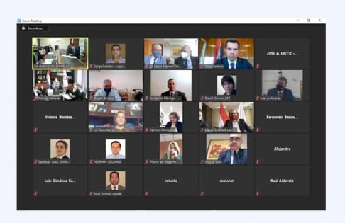 Miembros de la CSJ participaron de reunión virtual con Comité Interinstitucional del Sistema ALA/CFT
