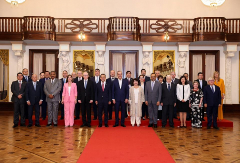 El presidente de la Corte Suprema de Justicia del Paraguay, Dr. César Diesel, formó parte de la delegación de presidentes y presidentas de Cortes Supremas y Consejos de la Judicatura que fue recibida por el presidente de la República Dominicana.