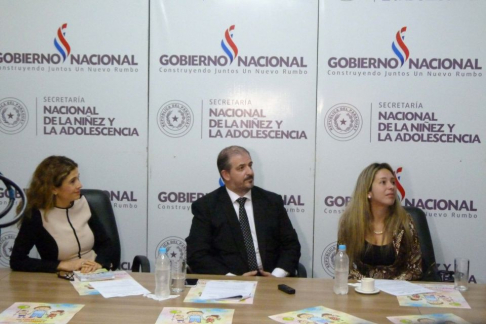 Campaña denominada “Sé papá responsable” promovida por la SNNA y apoyada por la Corte Suprema de Justicia y el Ministerio de la Defensa Pública.