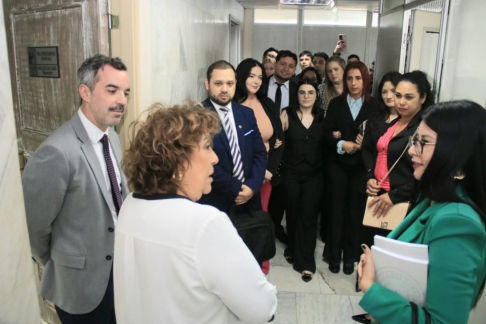 Realizan visita técnica guiada al Tribunal de Cuentas del Poder Judicial, a fin de interiorizarse sobre la realidad de la práctica tribunalicia en el fuero.
