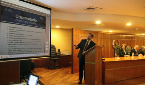 La explicación técnica fue realizada por el ministro Alberto Martínez Simón.