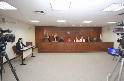 El sorteo se realizó en la Sala de Conferencias del noveno piso de la sede judicial de la Capital. 