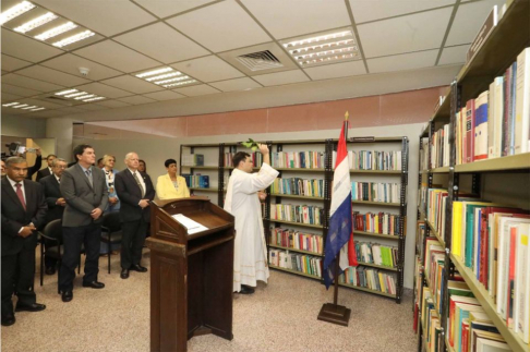 Inauguraron la Biblioteca Jurídica “Ramón Indalecio Cardozo” en el Palacio de Justicia de Villarrica.