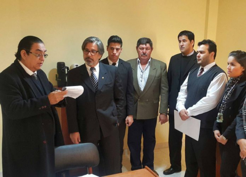 El acto de apertura contó con la presencia del presidente de la Circunscripción Judicial de Alto Paraná, Isidro González; el director de Marcas y Señales de Ganado, abogado Arnaldo González Villalba; y el vicepresidente de la Asociación Rural del Paraguay