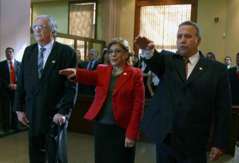 La doctora Gladys Bareiro de Módica juró ante el pleno del Jurado de Enjuiciamiento de Magistrados.