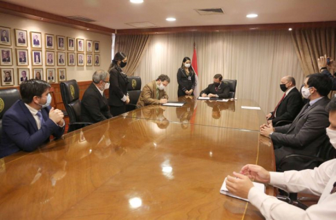 Autoridades judiciales suscribieron convenio con cooperativa en el marco del Oficio Electrónico.