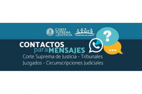 Se aclara que solo se reciben consultas vía mensajes por WhatsApp, pues las llamadas no están habilitadas para el efecto.
