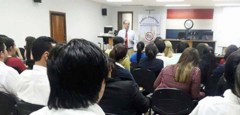 Curso de Valoración de la Prueba Penal, organizado por el Departamento de Capacitación y Desarrollo.
