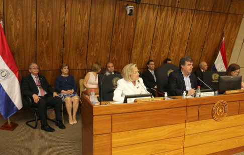 El proyecto de presupuesto del Poder Judicial para el ejercicio 2017 fue presentado esta mañana por la titular de la Corte, doctora Alicia Pucheta.