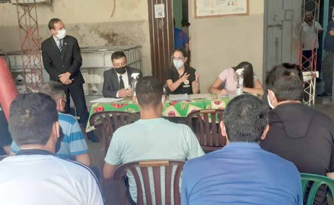 Juezas de Ejecución de Central realizaron una visita extraordinaria a la Penitenciaria de Tacumbú.