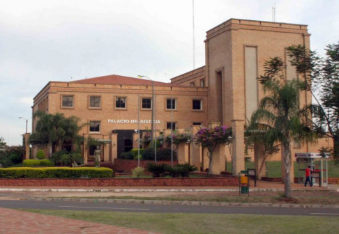 Fachada del Palacio de Justicia de Misiones.