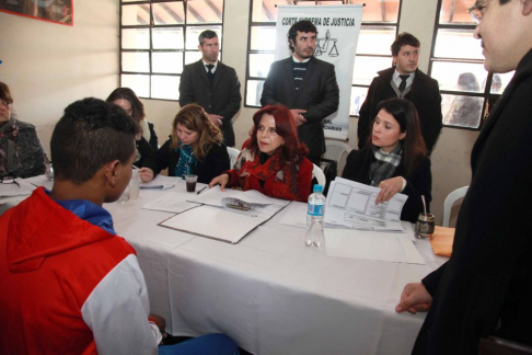 Vicepresidenta de la Corte, doctora Miryam Peña