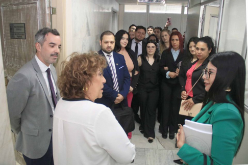 Realizan visita técnica guiada al Tribunal de Cuentas del Poder Judicial, a fin de interiorizarse sobre la realidad de la práctica tribunalicia en el fuero.